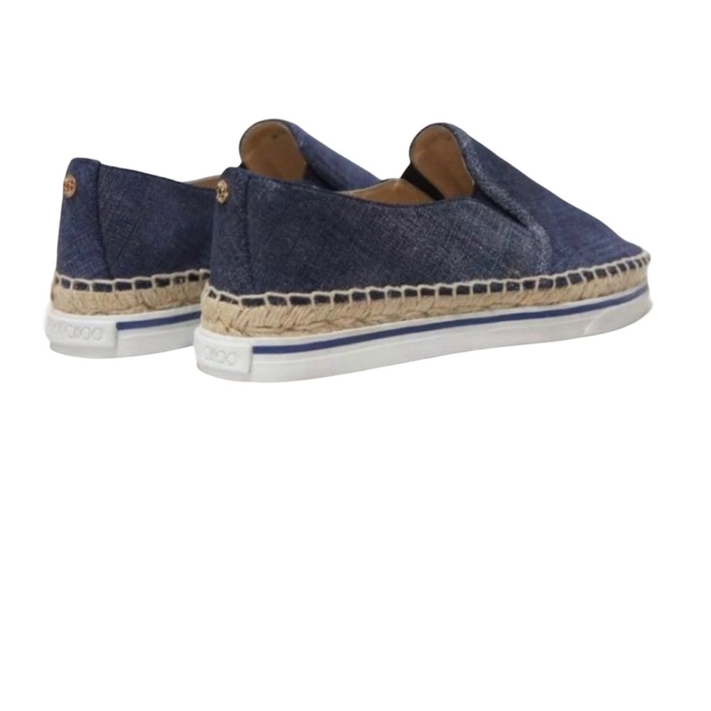 💚💚💛💛JIMMY CHOO💚💚BLUE DENIM LEATHER💛💛 - Picture 5 of 7
